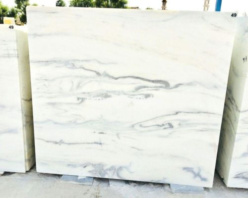 Albeta white marble slabs