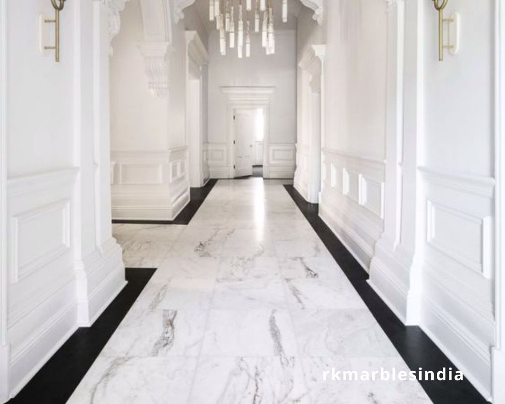 From Bland to Beautiful: The Magic of Patterns on White Marble Floors