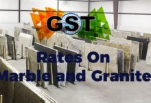 GST Rates on Marble and Granite