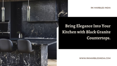 Bring Elegance Into Your kitchen with Black Granite Countertops